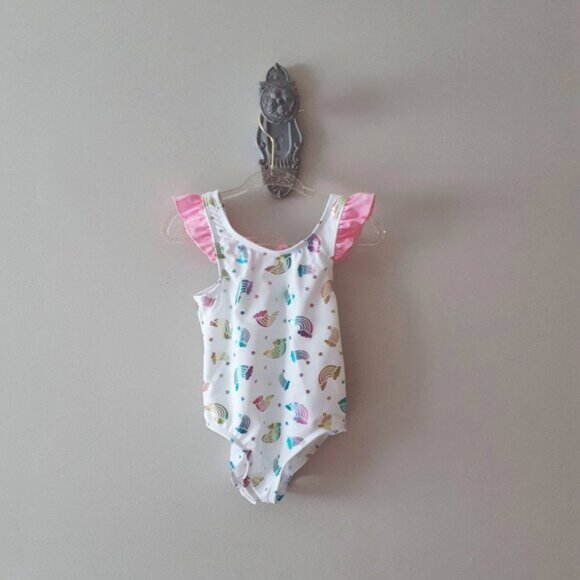 NWT Mia & Miles rainbow shine one piece swimsuit - Picture 2 of 4